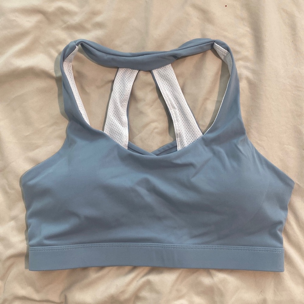 Light blue/Gray Sports Bra